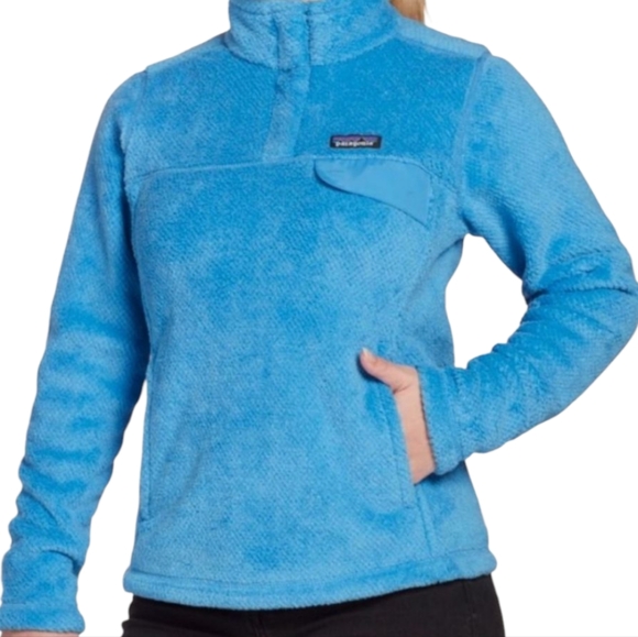 Patagonia Sweaters - Patagonia Re-Tool Snap-T Fleece Pullover 💙 Women’s Small – Cozy Blue Classic
